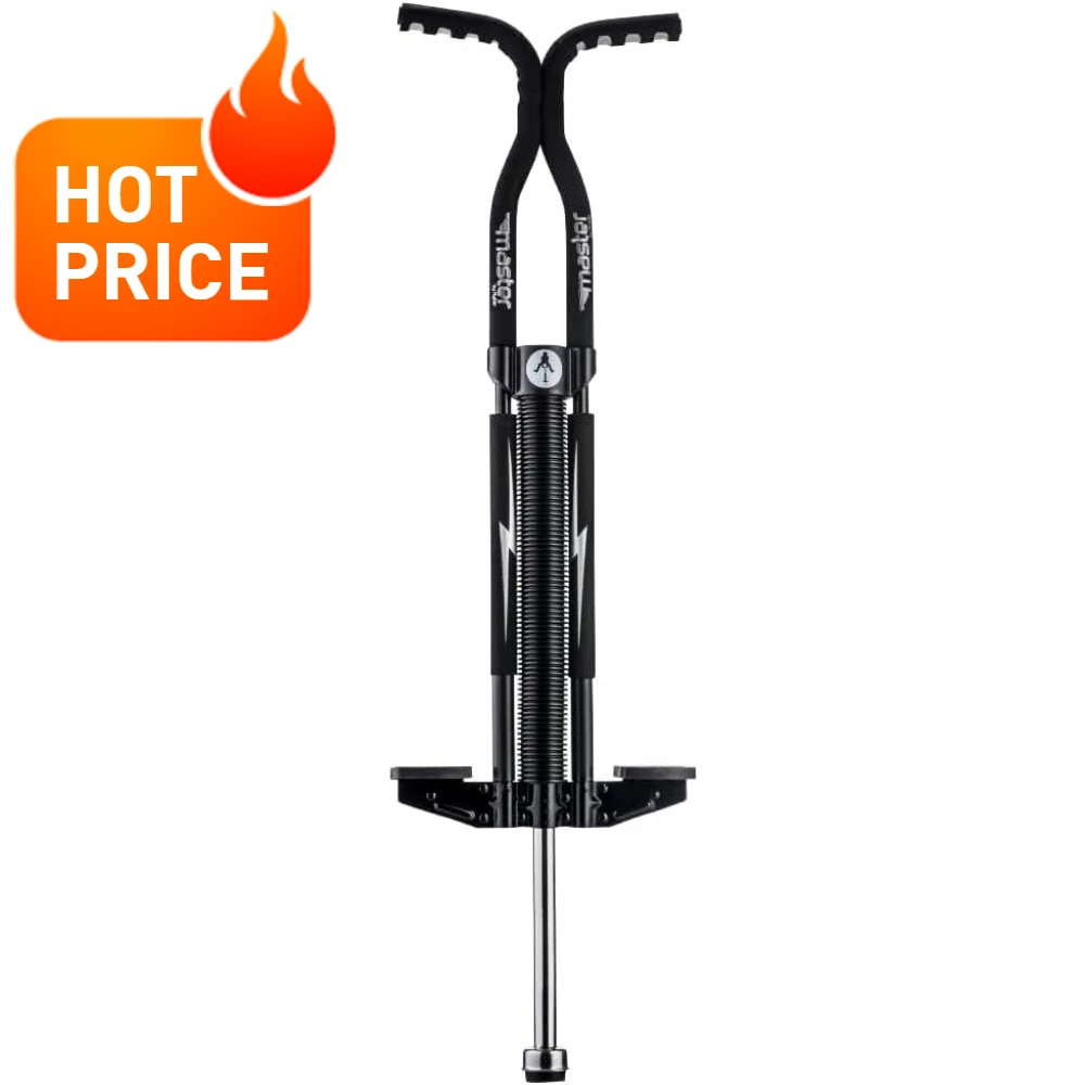 أدوات خارجية. Master Pogo Stick، للأعمار من 9 سنوات فما فوق، من 80 إلى 160 رطل، مقابض سهلة الإمساك، أوتاد مضادة للانزلاق، ألعاب خارجية للأولاد والبنات، تخفيضات كبيرة
