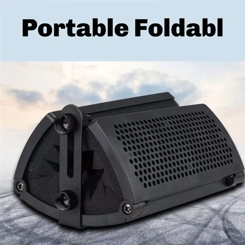 B04B-GAZ-300P Portable Vocal Booth Ambient Reflection Filter Sound-Absorbing Foam Mic Isolation Shield Mic Soundproof Screen