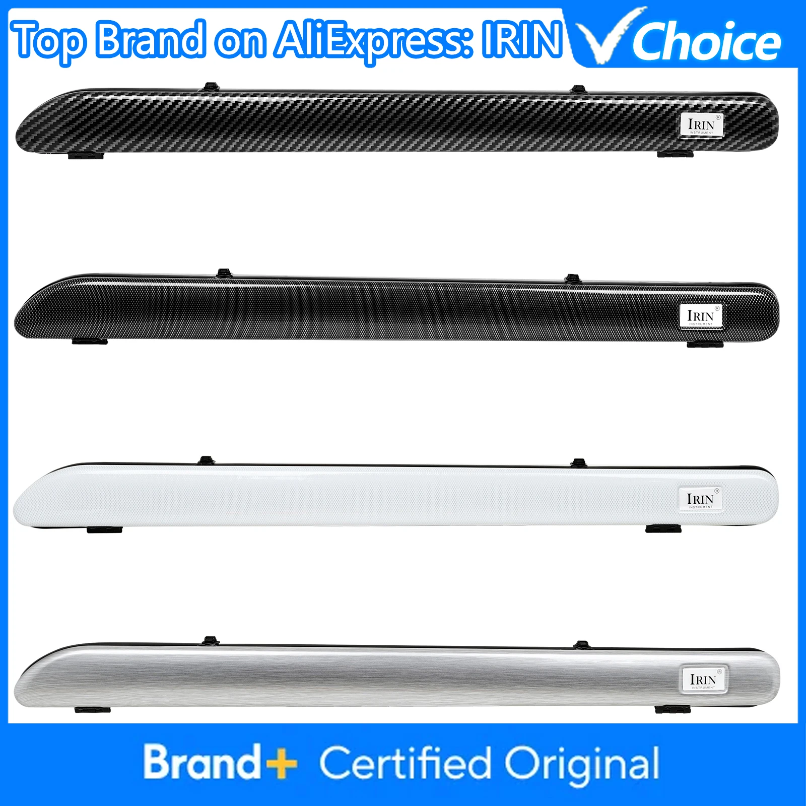 

IRIN Violin Bow Case Carbon Fiber Material Bow Storage Case for Violin/Viola Portable Bow Box Case Violin Parts & Accessories