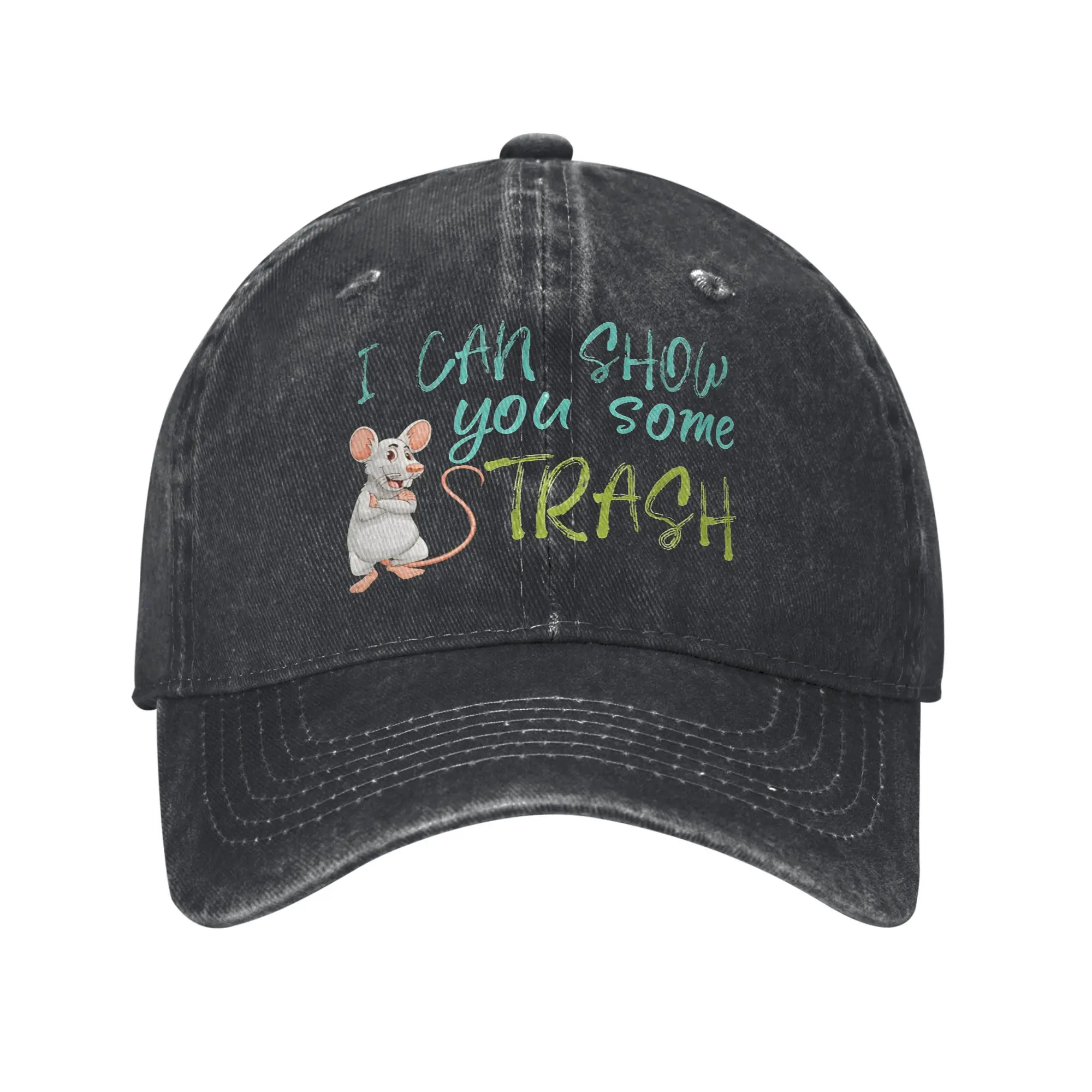 

I Can Show You Some Trash Casual Baseball Cap Female Male Spring Tennis Skate Hip Hop Hats y2k Retro High Quality Snapback Cap
