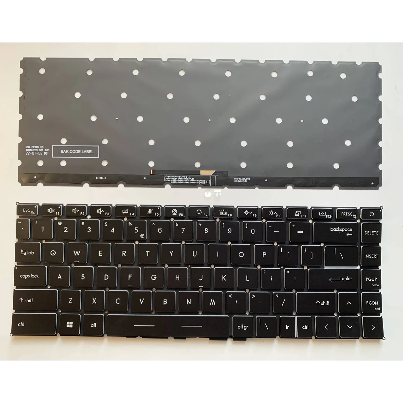

US layout for MSI 14DL Modern 14 B4MW B5M B10MW B10RASW B10RBSW Prestige 14 P14 MS-14D3 MS-14D2 MS-14D1 MS-14DK Laptop keyboard