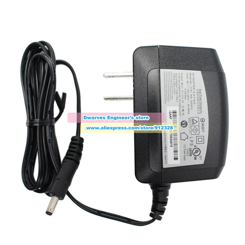 Genuine WA-15I05FU AC Adapter APD 5V 3A 15W Laptop Charger WA-15I05 R43017 for EZBOOK 2 A13 Power Supply 3.5*1.35mm