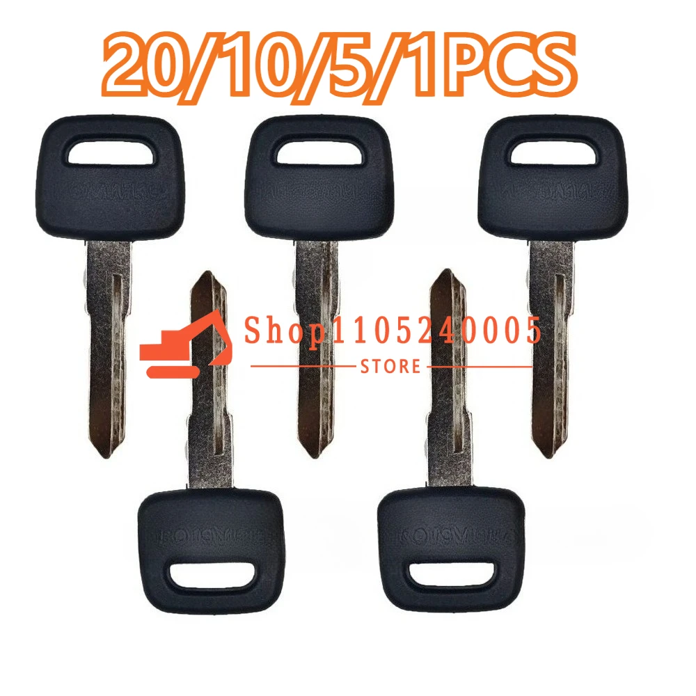 20/10/5/1PCS High Quality Excavator Heavy Equipment PC200-8 Ignition Switch Keys