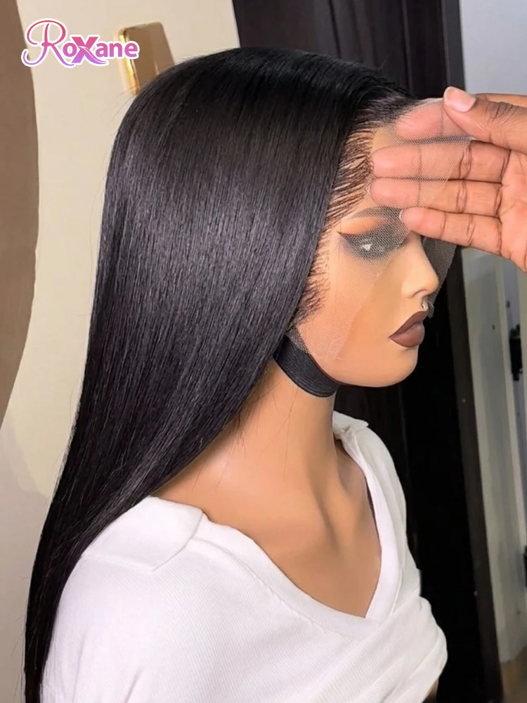 

Натуральные прямые парики из человеческих волос 30-40 дюймов, 13x6 HD Lace Frontal Wig, плотность 250, для женщин, предварительно выщипанные, бразильские парики из натуральных волос на кружевной основе