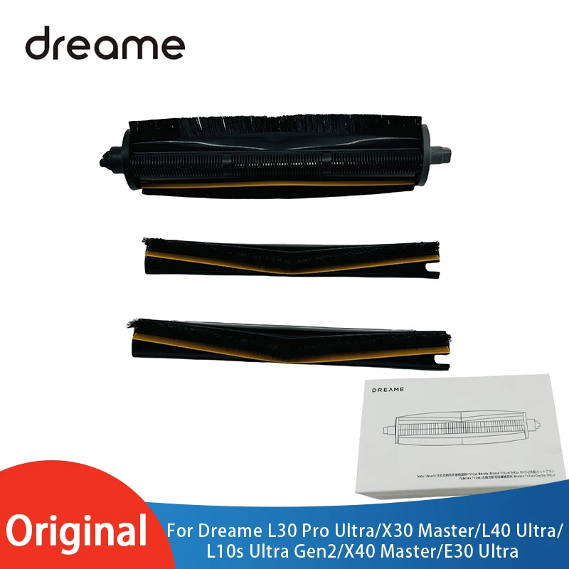 Dreame L30 Pro Ultra/X30 Master/L40 Ultra/L10s Ultra Gen2/X40 Master/E30 Ultra oryginalna szczotka rolkowa do cięcia włosów zapobiegająca splątaniu