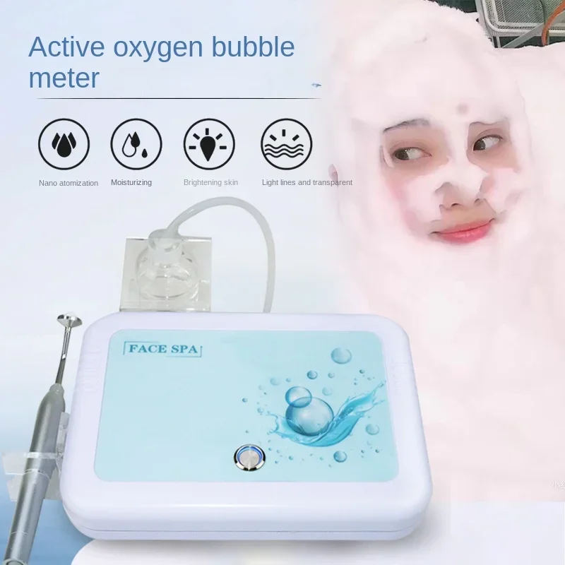 New FACE SPA Oxygen Magic Bubble Instrument Cleansing Mites Whitening Facial Rejuvenation Japan Skin Management Beauty Salon