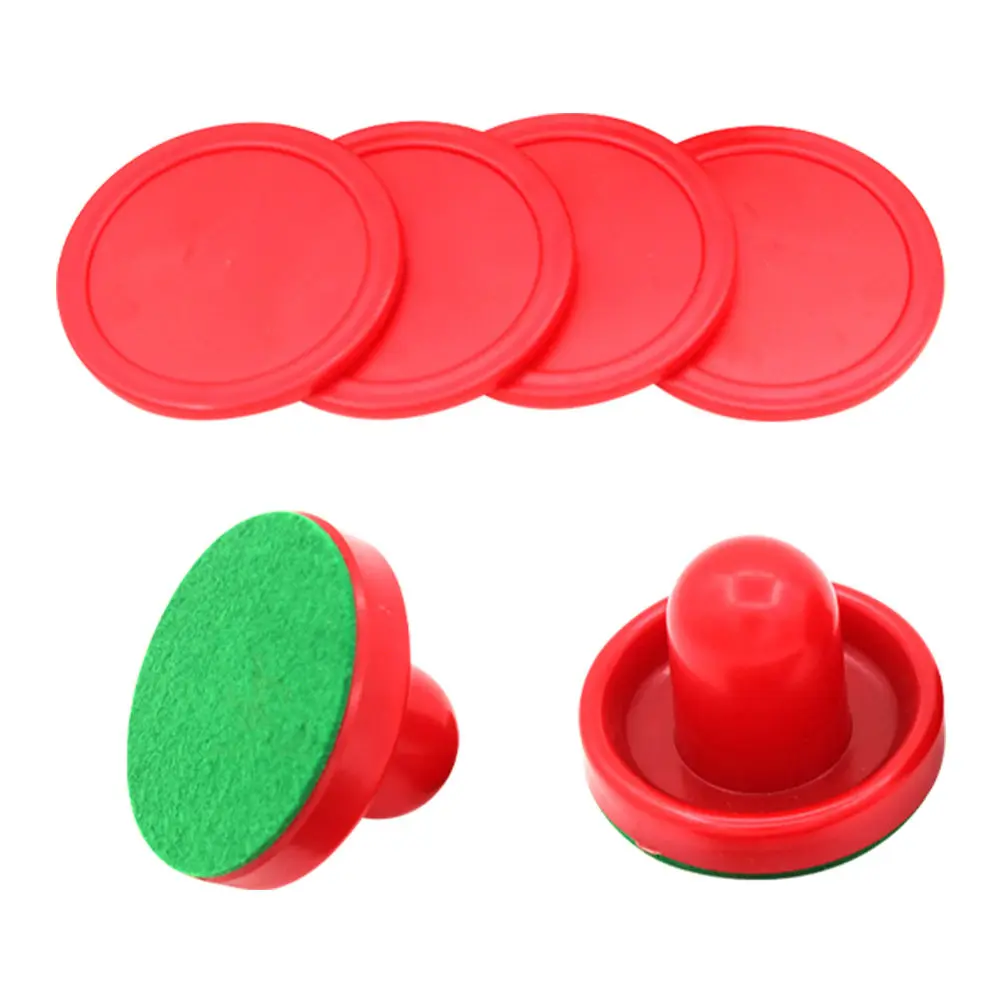 1Set Air Hockey Pucks and Pushers Combo for Multi-Function Gaming Table Indoor Carnival Fair Theme Park Use