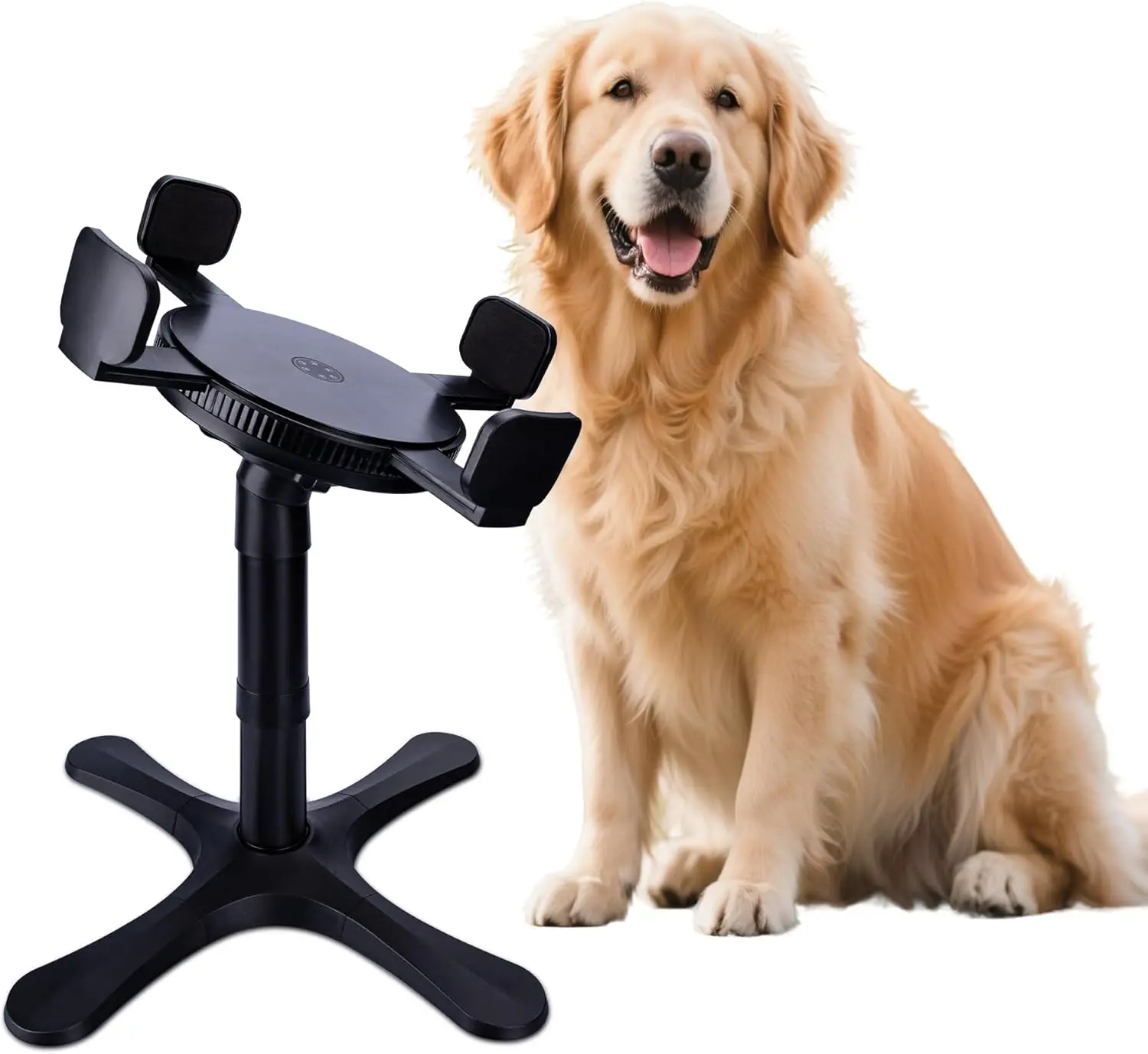 

Elevated Dog Bowl Stand with 3 Adjustable Heights 15°Tilted Feeder Stand for Dogs Non-Slip and Portable Pet Bowl Rack Dog Stuff