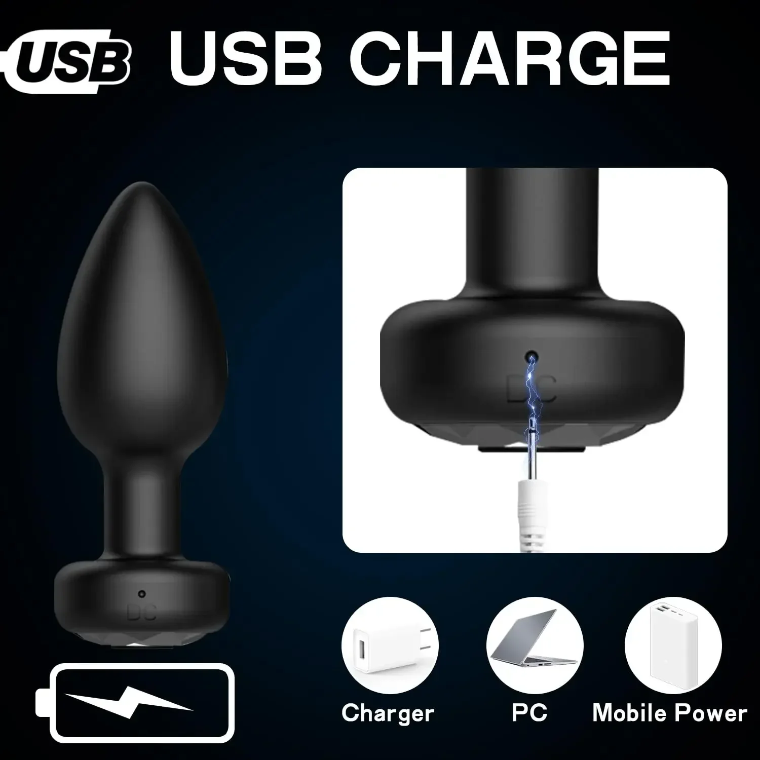 Anal Vibrator Wireless Remote Control Butt Plug Men Prostate Massager Female Vagina Masturbator for Adult Sex Toys Women Men Gay - view 4