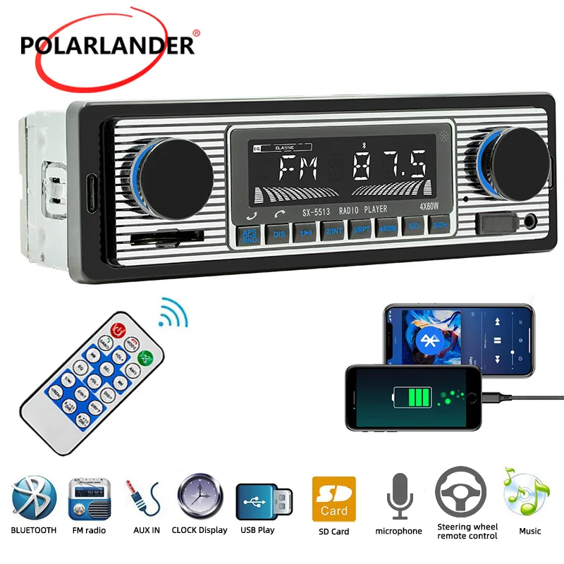 

Автомобильный радиоприемник 1din 12V FM MP3 НОВАЯ электроника Bluetooth Teypleri радио для автомобиля USB SD AUX Аудио аксессуары