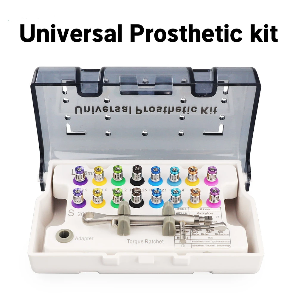 Dental Implant Screw Driver Colorful Dentalist Torque Wrench Screwdriver Tools Prosthetic Kit Dentalistry Instument