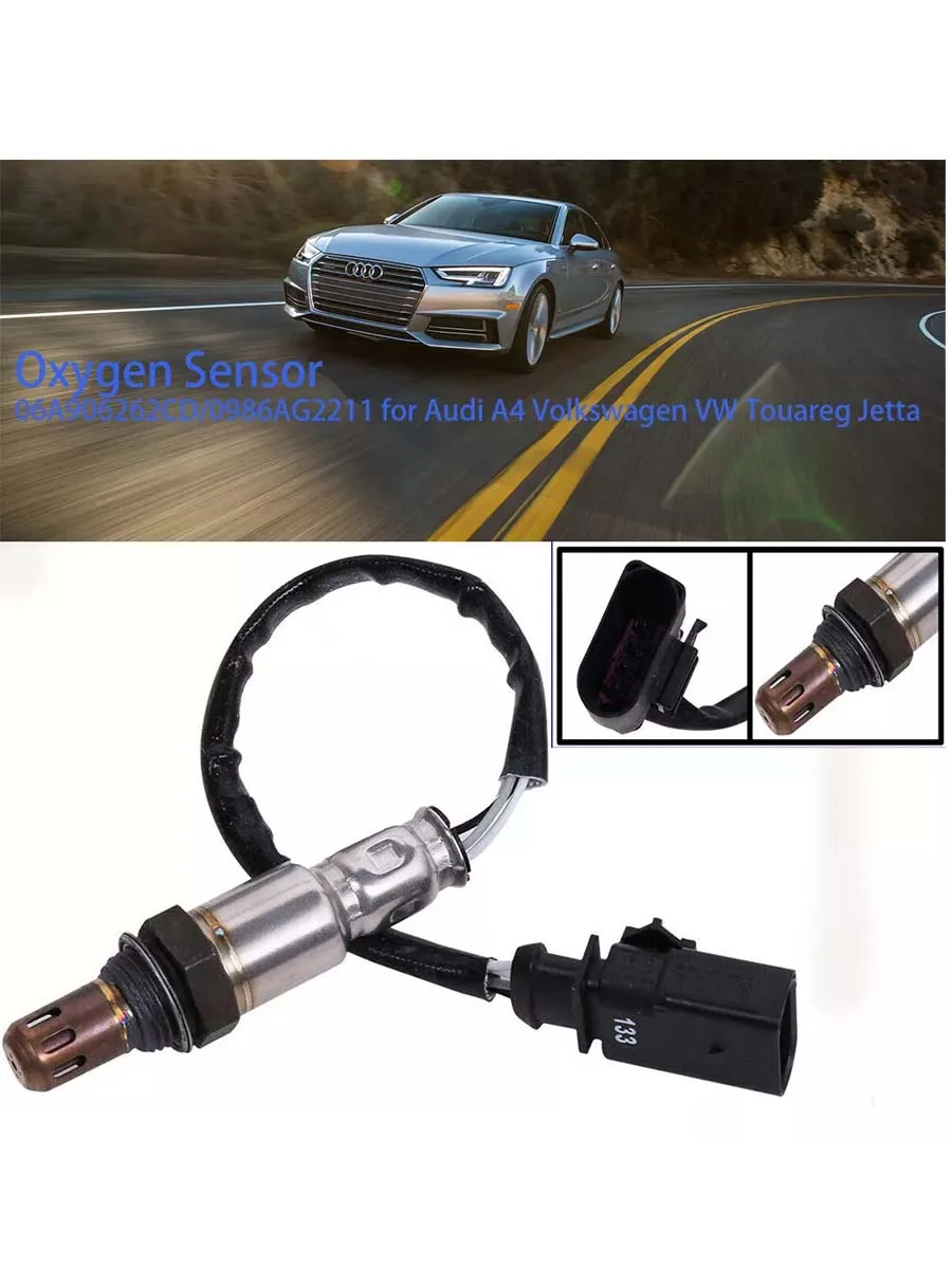 

New Oxygen Sensor 06A906262CD 0986AG2211 for Audi A4 Volkswagen VW Touareg Jetta 058906265B SG1209