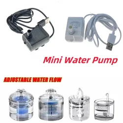 Water Pump Pet Cat Water Dispenser Anti Dry Burning Motor Cat Flower Water Dispenser Water Dispenser Fish Tank Submersible Pump