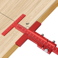 0-240mm T Ruler Multifunction Marking Depth Measuring Tools Woodworking Sliding Gauge Aluminum Alloy Scribe
