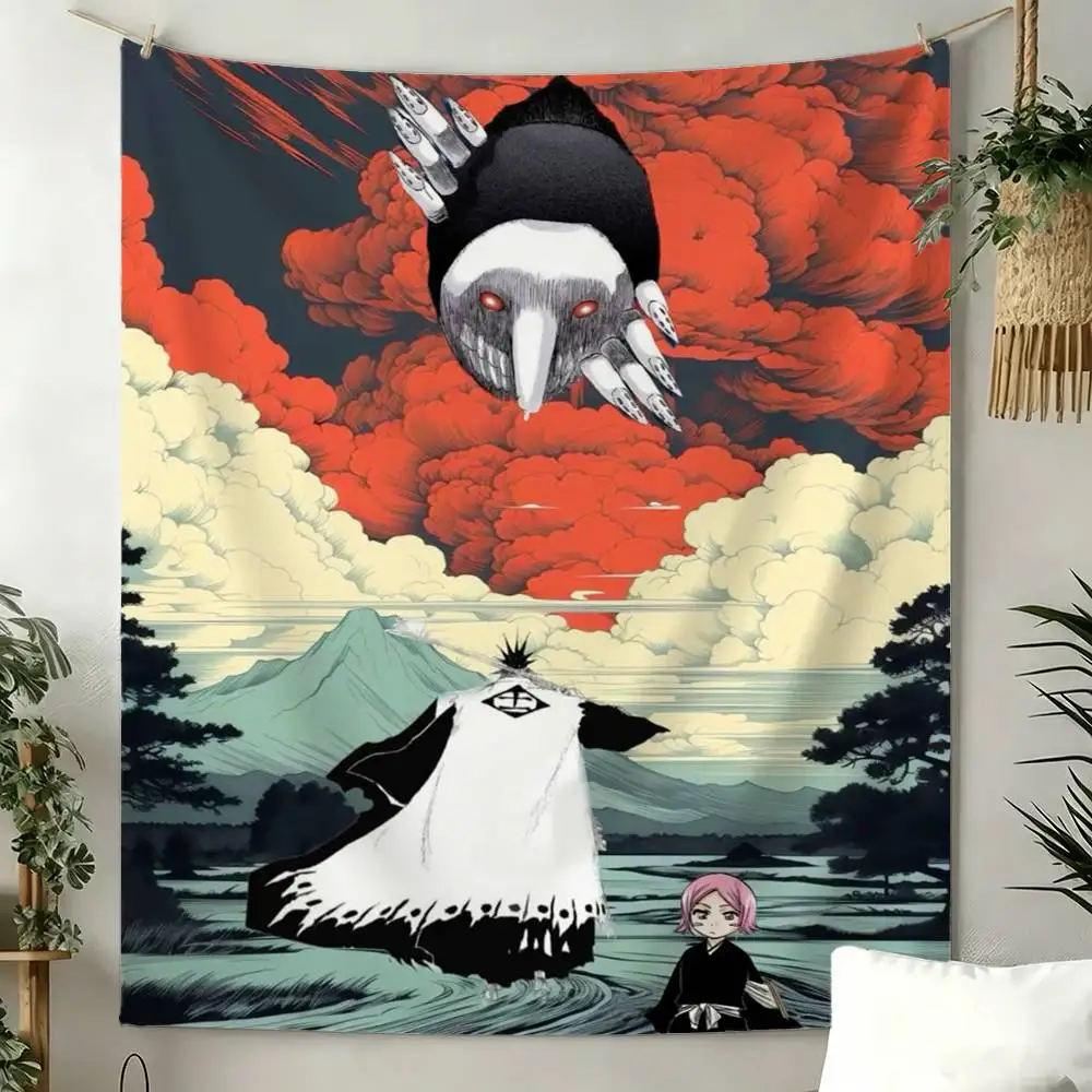 Anime Z-Zaraki cool boy Kenpachi Flag Digital Printing Banner for Garage Wall Out Door