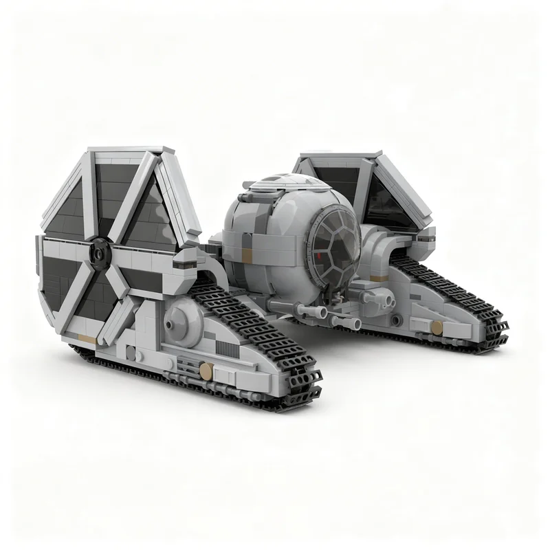 998pcs MOC Star Battle TIE Mauler TIE AP-1 Model Building Blocks Toy Assemble Art Idea Display Creative Birthday DIY Brick Craft