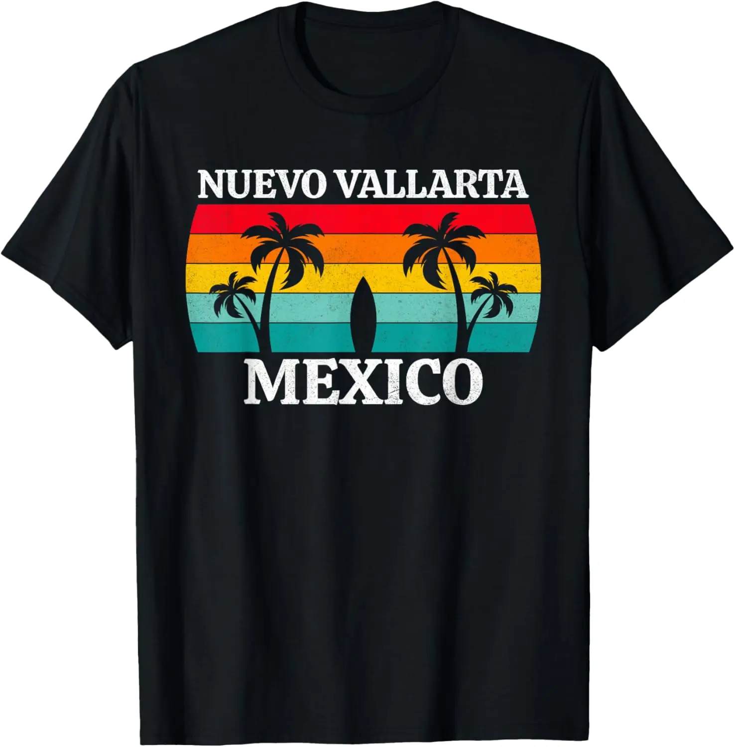 

Summer Vacation Palm Tree Mexico Nuevo Vallarta Beach T-Shirt