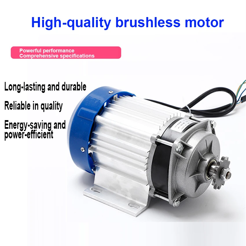 48V 800W 600RPM Tricycle Modified Motor With Brushless Reduction Motor Permanent Magnet