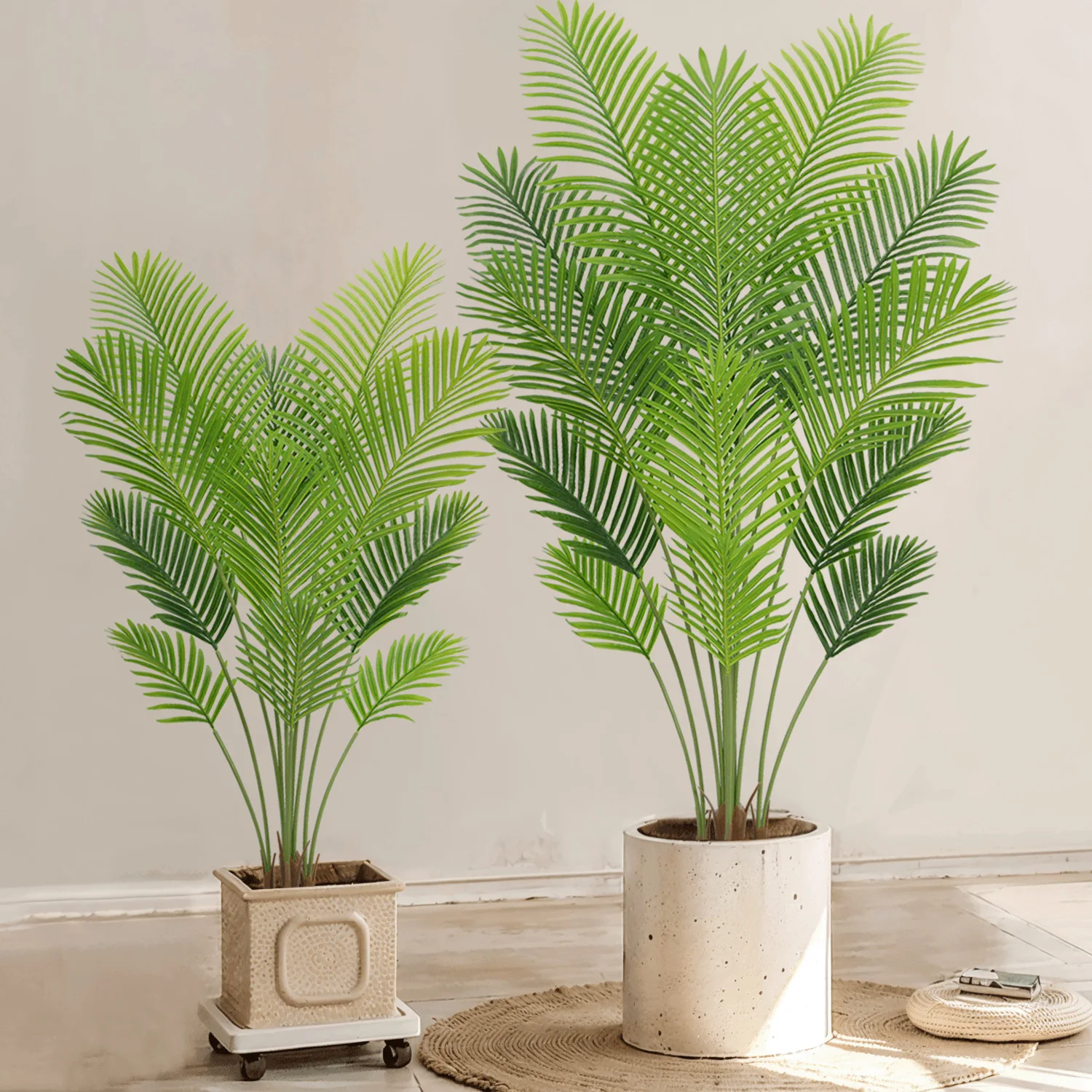 

Green Plant Simulation Loose Sunflower Potted Plant Indoor Living Room Decoration Floor Fern Fake Greenery Bonsai Ornaments