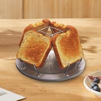 Camping Toaster Rack Bread Stand Foldable Cookware Kitchen Cooker Simple Toaster Tray Bread Holder for Backpacking Hiking BBQ