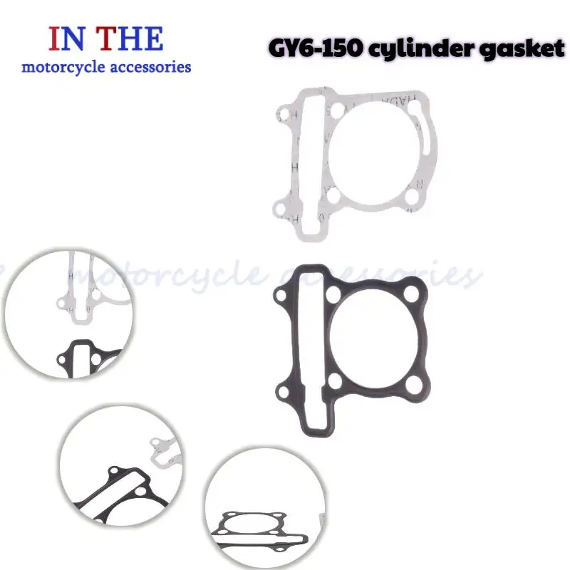 

High-Quality GY6 150cc Cylinder Head And Base Gasket Set for 152QMI 157QMJ 4-Stroke Scooter Moped & ATV Engines
