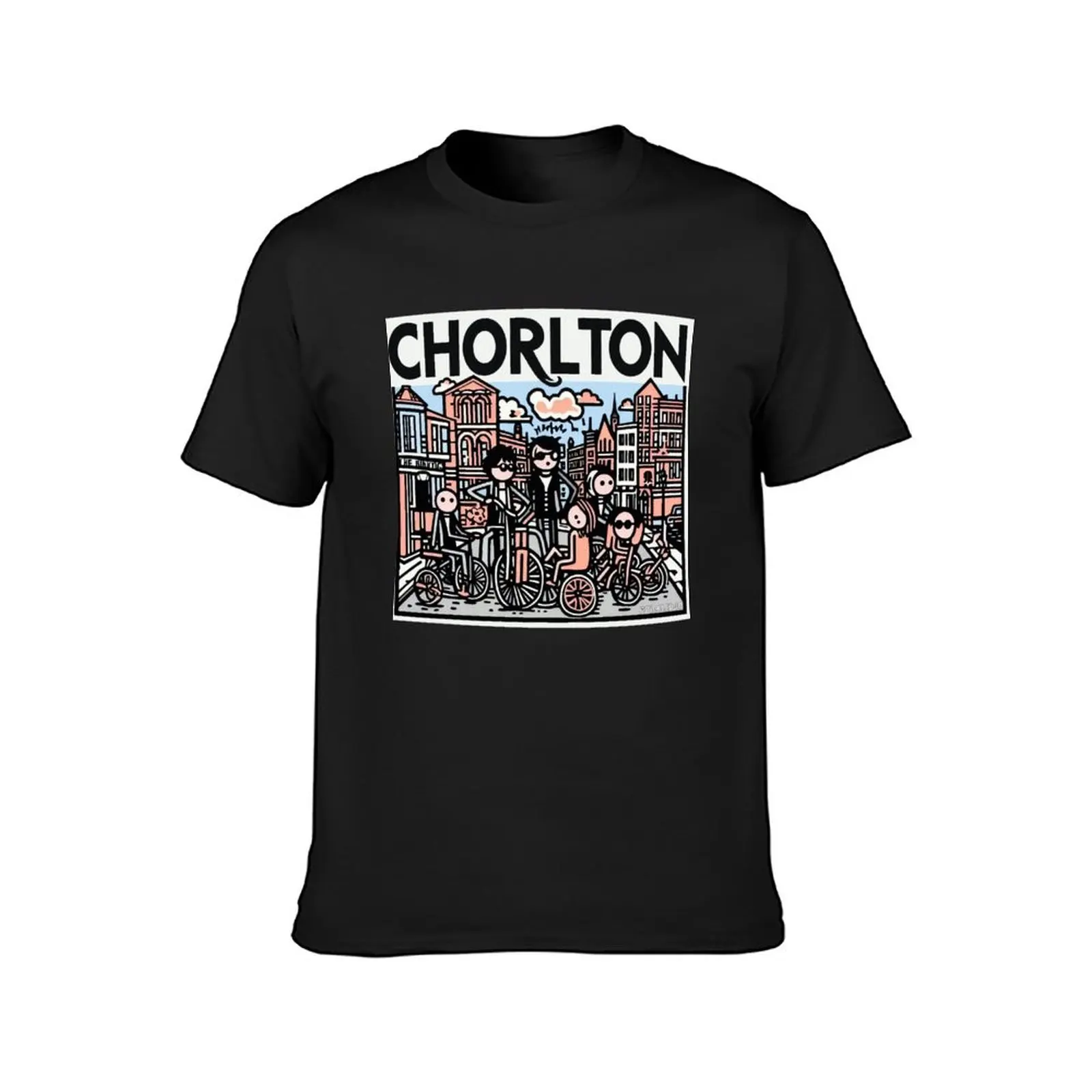 Chorlton (and Wheelies) T-Shirt anime heavyweights boys whites mens clothes