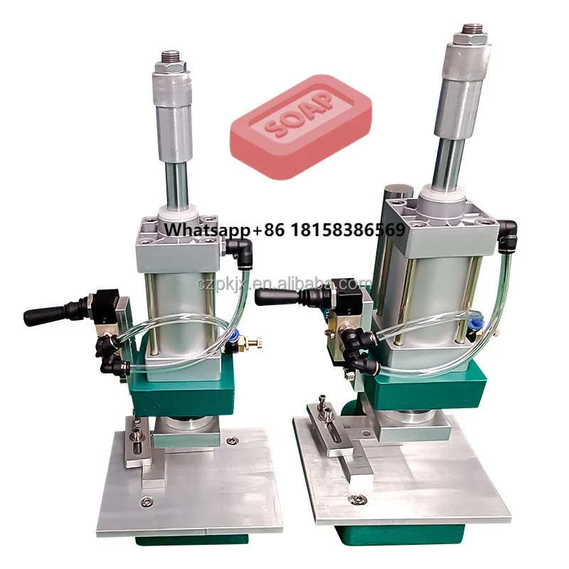 

Pneumatic Soap Press Forming Machine for Bath Soap / Manual Soap Stamper Tool Machine Printer