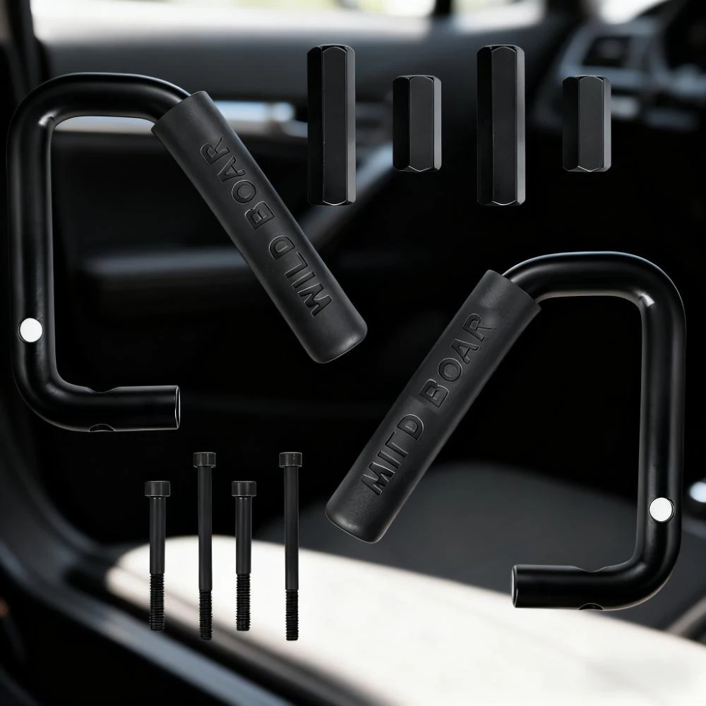 

Подходит для модификации ручек крыши Wrangler, алюминиевых передних и задних ручек, аксессуары для интерьера двух/четырехдверных