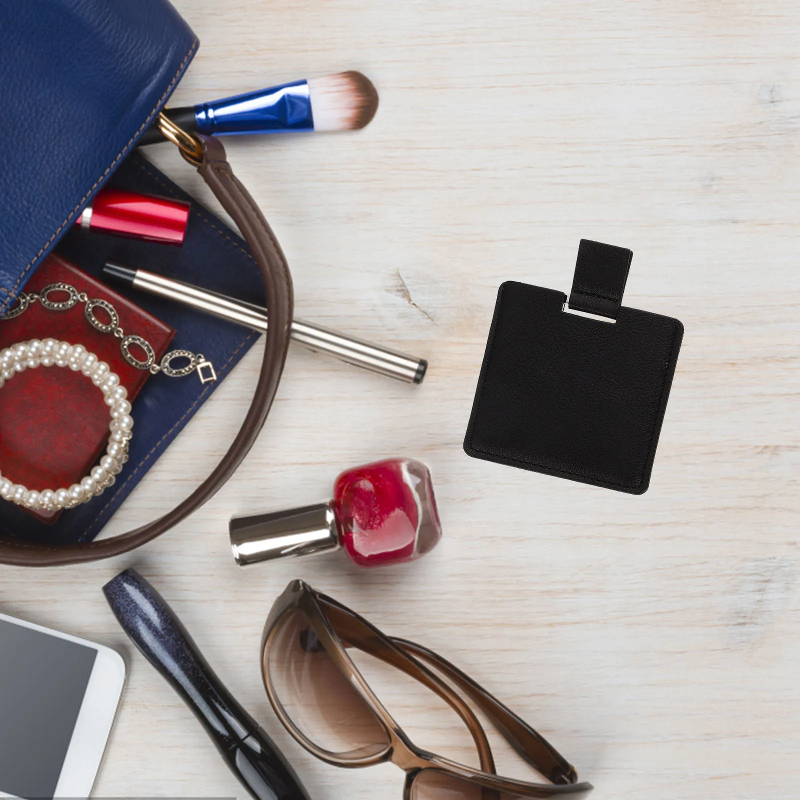 

5Pcs Pocket Makeup Mirrors Compact Small Portable Personal Travel Mini Handheld Mirrors Makeup Mirror