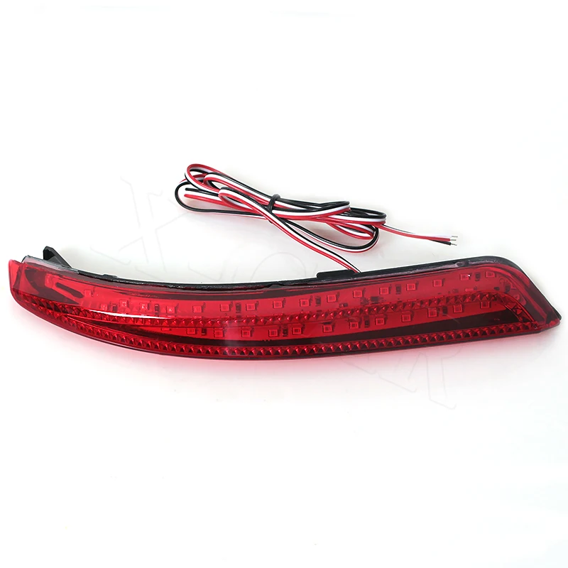 X-CAR Left Right Car Reflector LED Stop Brake Light Rear Bumper Warning Light For Nissan Almera Bluebird Sylphy 2006 2007-2014