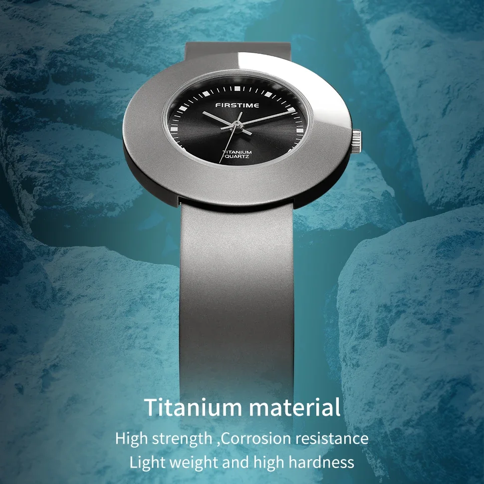 Quartz Women\'s Titanium Watch Ultra-Light Ladies Wristwatch Japan Miyota 2025 Movement 3ATM Waterproof High Accuracy Watches