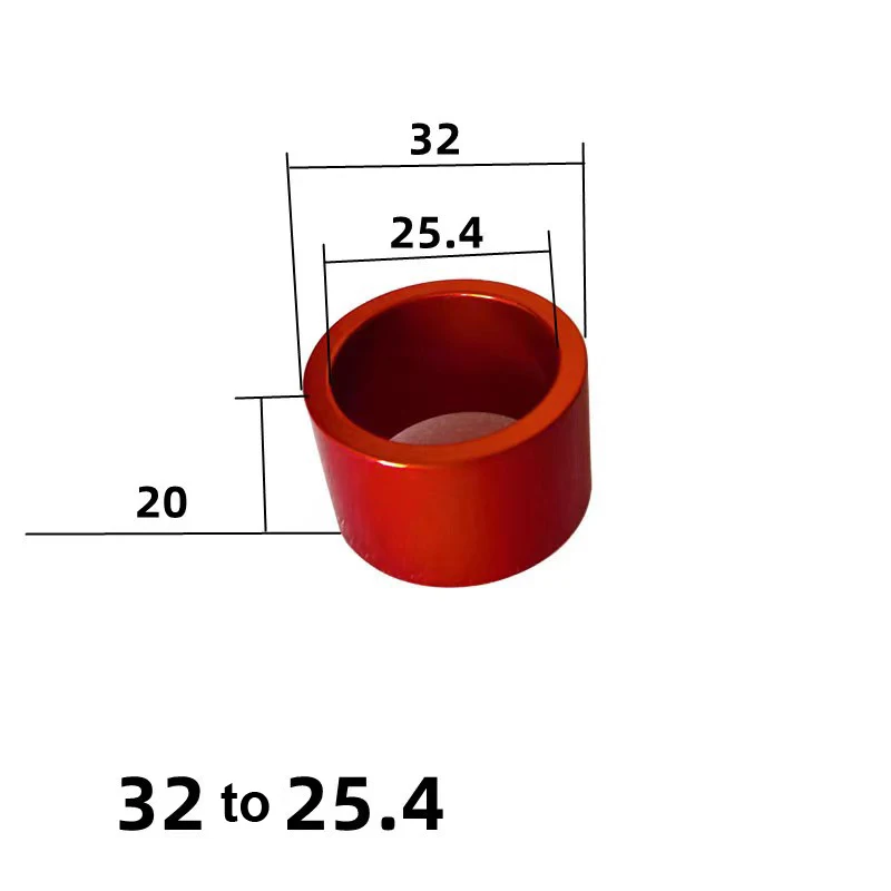 Schleifscheiben-Reduzierhülse 32 auf 25,4 20 19 16 12,7 mm Innenloch-Umwandlung Aluminiumhülse – Detail 1