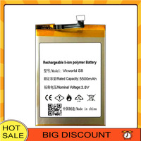 5500Mah Long Lasting For Vkworld S8 MTK6750T High Capacity Mobile Phone Battery