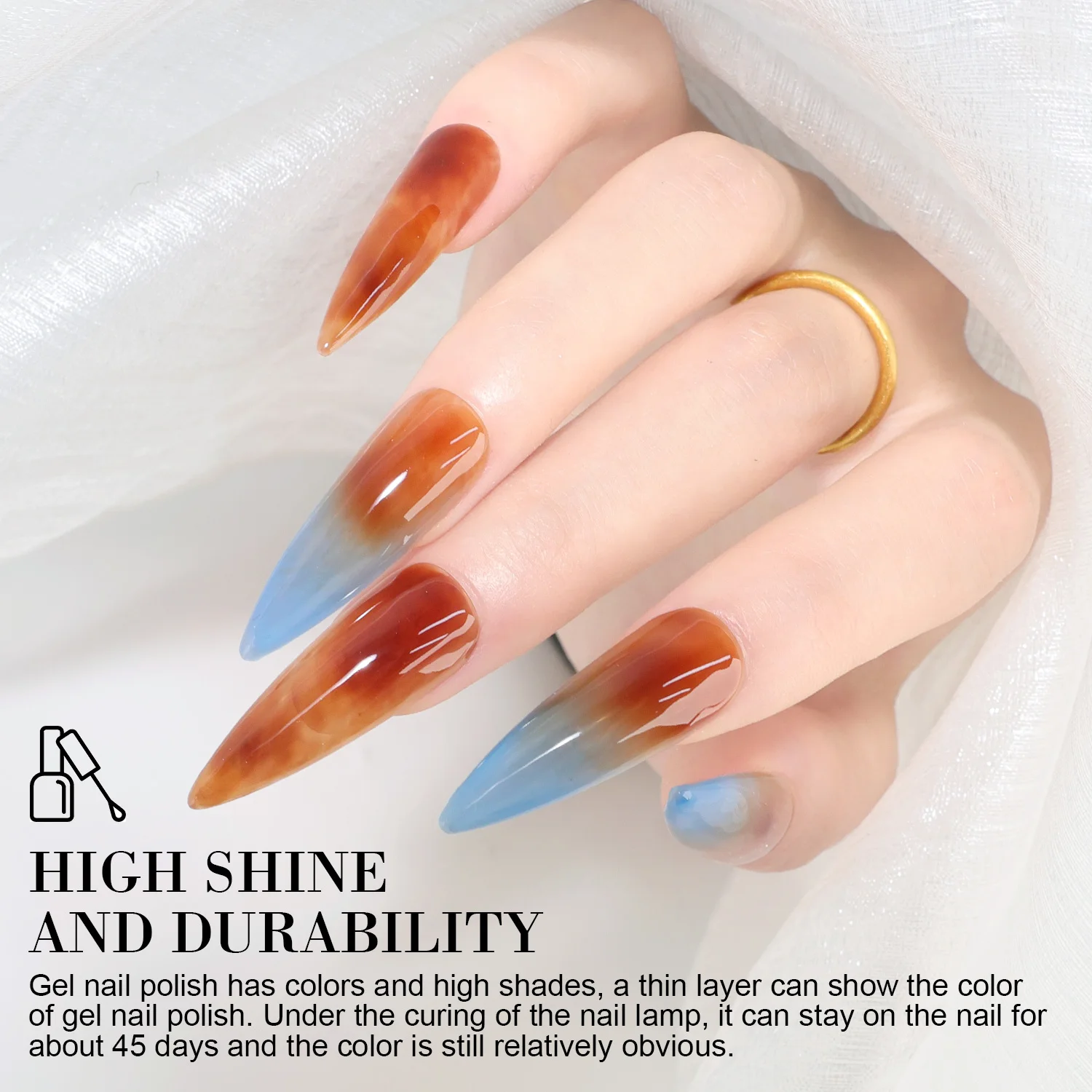 LIMEGIRL 120 قطعة جل طلاء الأظافر مجموعة 8 مللي شبه دائم UV LED ورنيش مسمار مجموعة قاعدة معطف و معطف فوقي مسمار الفن مانيكير #4