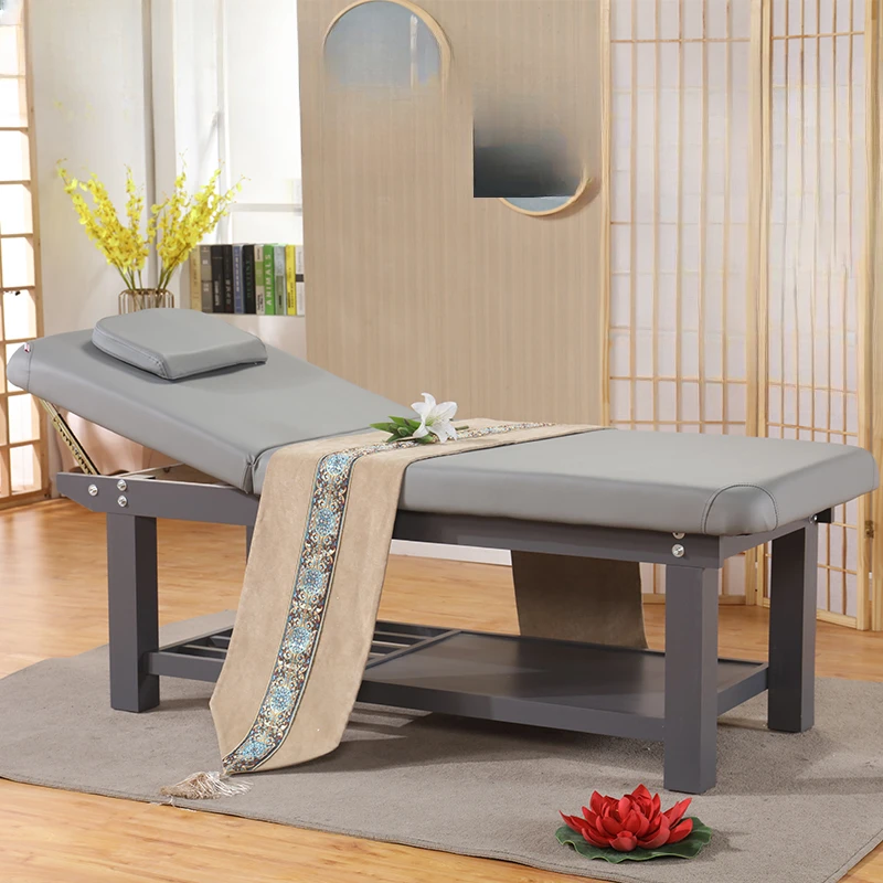 Solid Wood Beauty Salon Special Massage Massage Bed Thai Foldable Therapy Massage Bed