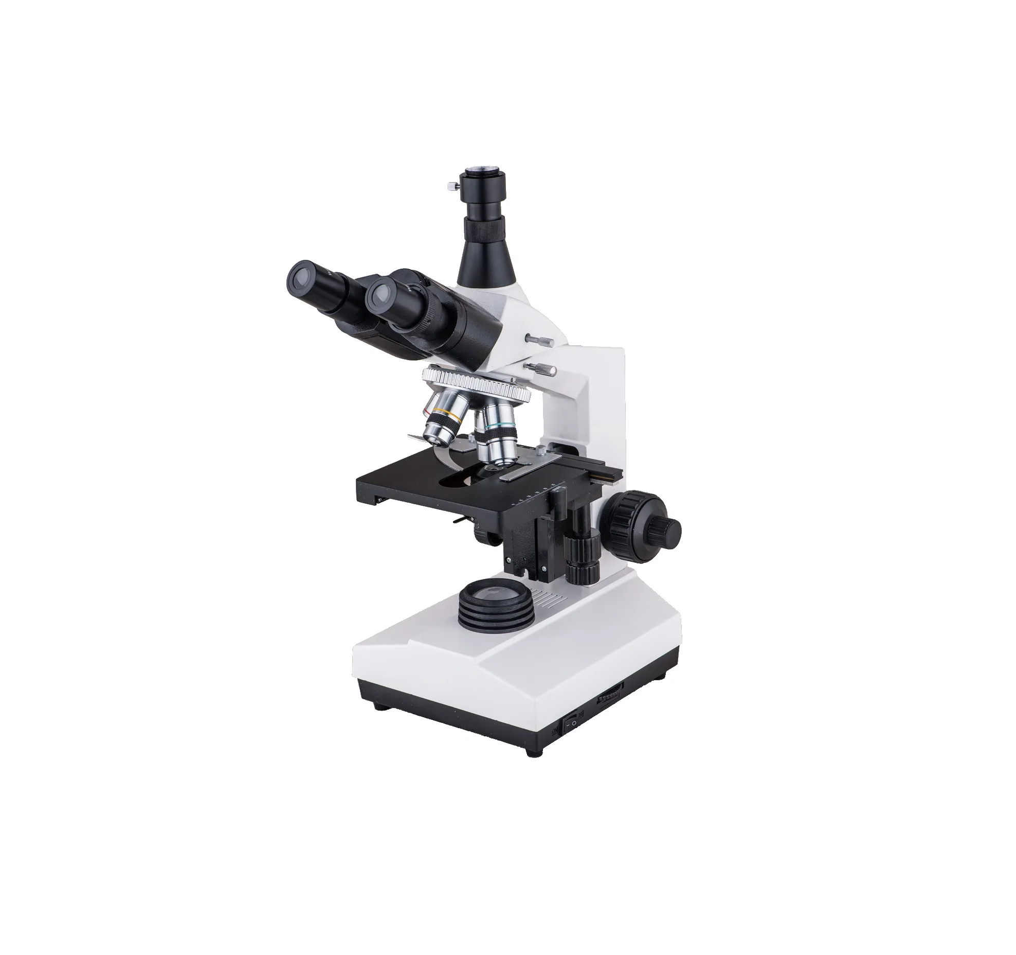 Digital multipurpose three-eye biological microscope with connected computer display USB