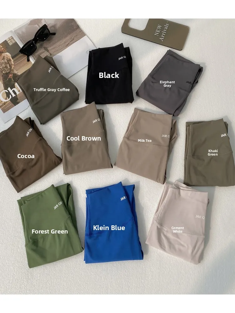 Arca magica Pantaloni da yoga in pelle Bot sottile da donna Primavera Estate Autunno Pantaloni a vita alta con controllo della pancia e sollevamento del sedere