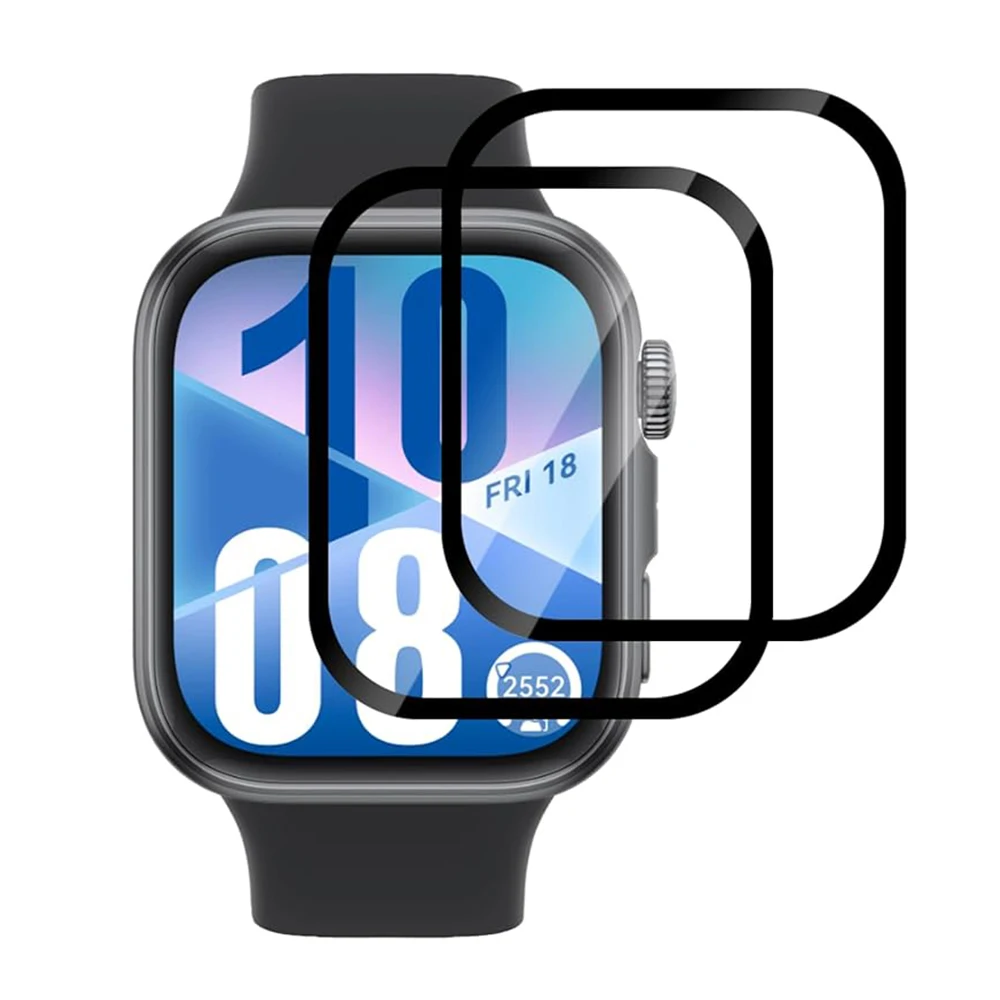 واقي شاشة منحني ثلاثي الأبعاد لساعة هواوي فيت 4 برو طبقة رقيقة واقية لساعة هواوي فيت 4 كامل فائق الدقة وليس زجاج 5 قطعة/الوحدة #1
