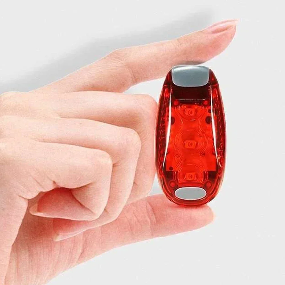 المحمولة 5LED كليب على خوذة الدراجة البخارية ضوء ظهره ضوء كليب مصباح في الهواء الطلق ليلة تشغيل الدراجات الركض تحذير السلامة الخفيفة