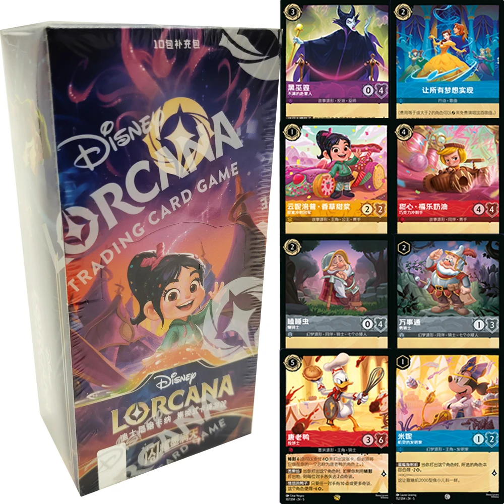 

Original Lorcana TCG Battle Game Collection Cards Chinese Version Rare Limited Edition High-quality Legendary Character Card Toy
