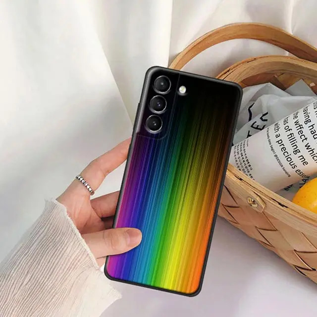 مثلي الجنس فخر العلم مثليات LGBT قوس قزح جراب هاتف لسامسونج غالاكسي S24FE S23 5G S20 S21 FE S25 S22 الترا S24 زائد الحالات يغطي