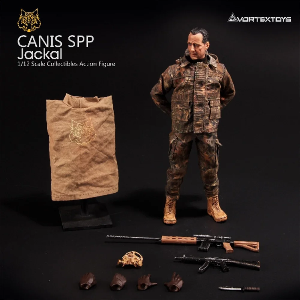 Maßstab 1:12 VORTEXTOYS V00011 Man Spp Jackal Sniper Komplettset 6-Zoll Actionfigur Modell Geschenke Sammlung
