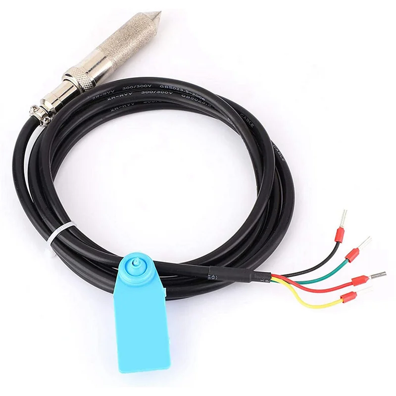 

A93P 2X Soil Moisture Sensor, Humidity Temperature Sensor Digital Soil Moisture Sensor Meter, For Flower Nursery(FS200-SHT30)