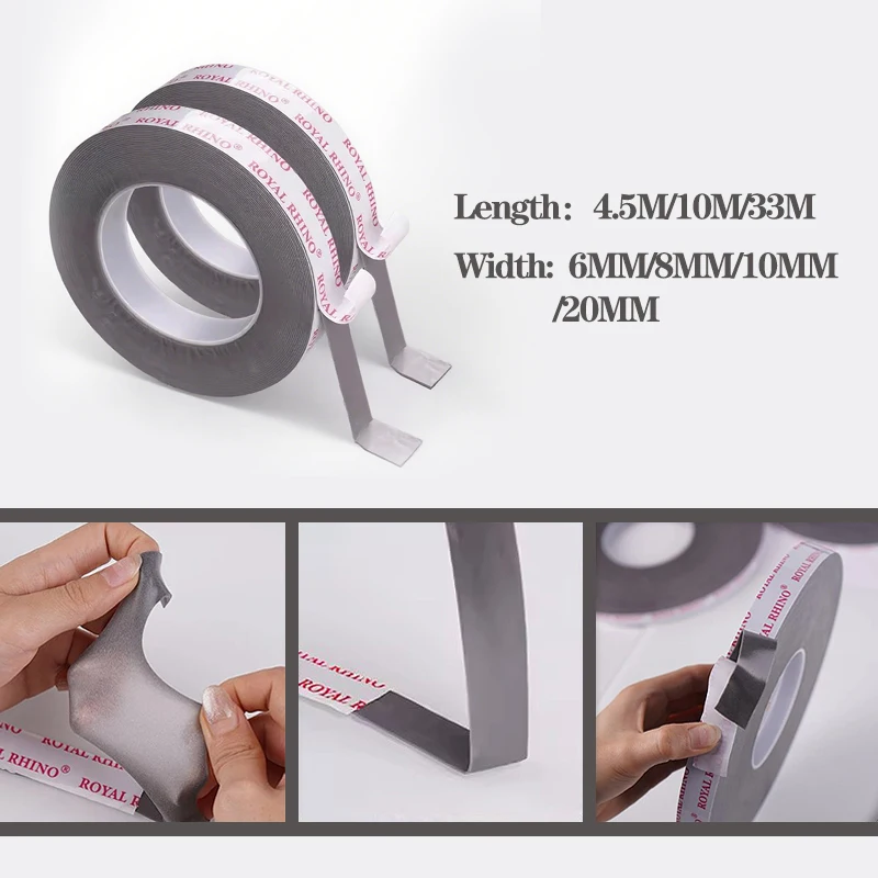 ROYAL High Adhesion Double-Sided Adhesive Tape -33m Temperature Resistant Waterproof Self-Adhesive Suitable Automotive Home Use