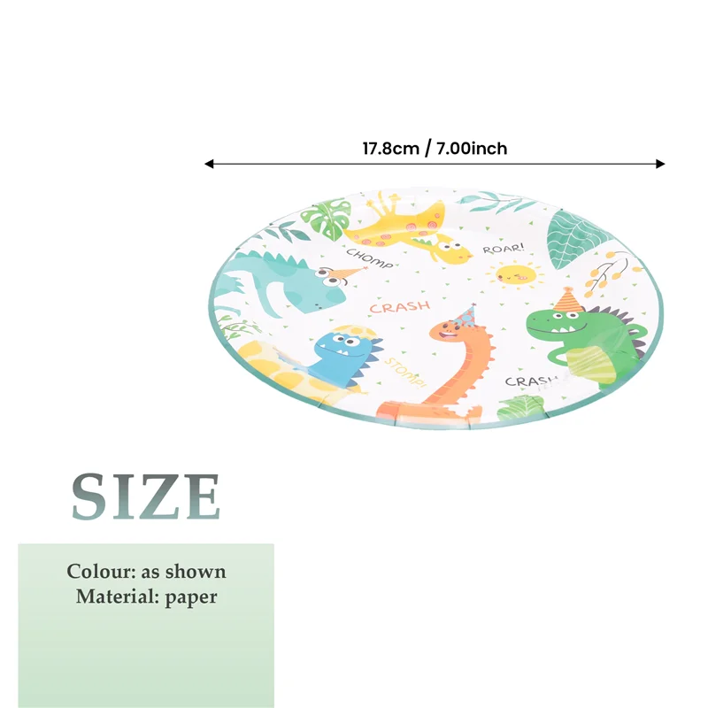 ABJY-49Pcs ديناصور موضوع حفلة المتاح مجموعة أدوات المائدة ورقة لوحة كوب الاطفال الصبي الغابة حفلة عيد ميلاد الديكور الطفل