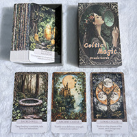 Celtic Magic Oracle Cards Set, English Tarot Deck, Divination Cards, Prophecy Cards, 12x7cm Cards, 50 Beautiful Cards