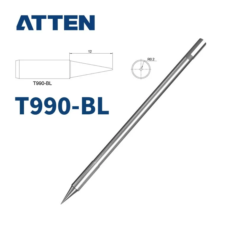 ATTEN T990-BL Soldering Tips for ST-990 ST-8602D ST-8902D Welder Iron Tip Replacement Part Tool