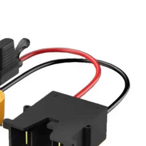 20V Battery Adapter With Wire Harness Connector 12AWG Cable For For DCB205 DCB204 DCB203 To Power 12V Ride On Toy Car