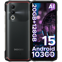 Global Version DOOGEE Blade20 Rugged Phone Gemini AI 6.6'' 10300mAh Large Battery 20GB(4+16) 128GB Android 15 NFC Smartphone