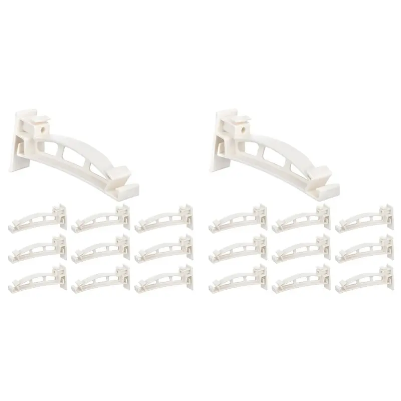 ABUH-20 Pack 5 Inch Gutter Hangers K-Style Roof Gutter Support Bracket For Repairing Sagging, Traditional